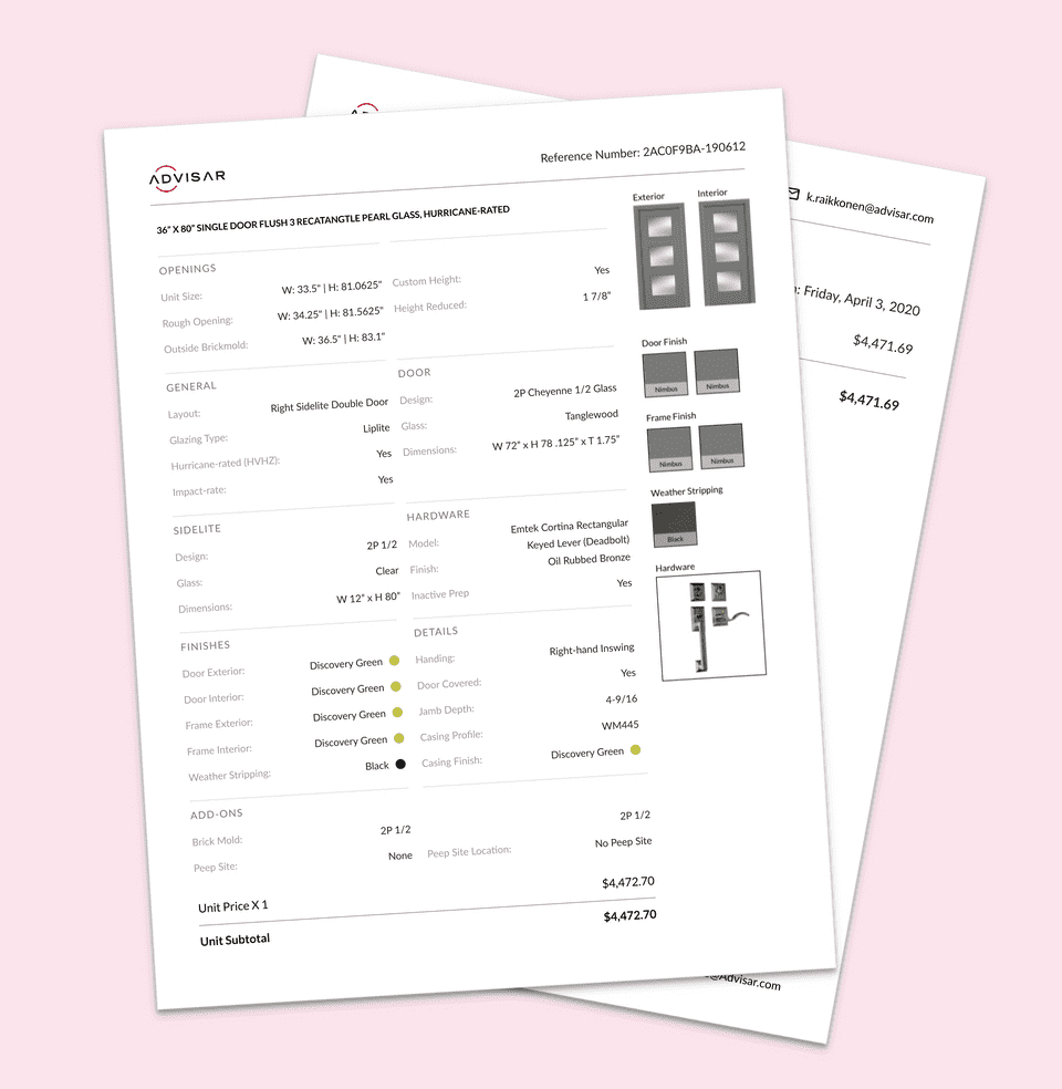 Shipping receipt