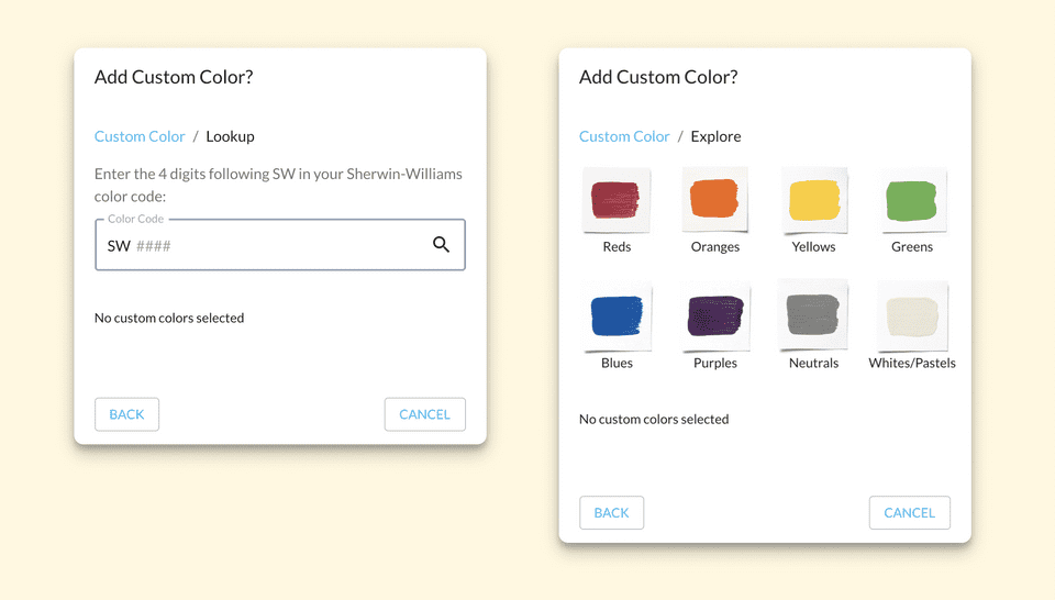 Custom Colors